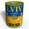 Консервований подарунок Memorableua Canned Clean Socks From Lviv в інтернет супермаркеті PbayMarket!