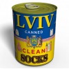 Консервований подарунок Memorableua Canned Clean Socks From Lviv в інтернет супермаркеті PbayMarket!