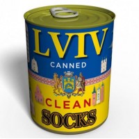 Консервований подарунок Memorableua Canned Clean Socks From Lviv