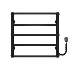 Рушникосушарка електрична Аквамікс П5 500х500 Deffi Чорний EF16 (C.AM.50.50.5.E.B.R.5)
