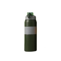 Термос з мундштуком та ручкою YIWU Sport 800 мл Зелений (HP-14-6GR)