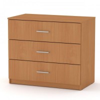 Комод Компаніт 3Б Бук (91х49х78 см) Комод Компаніт 3Б Бук (91х49х78 см)