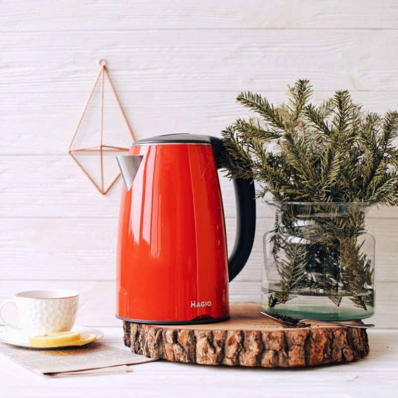 Електрочайник-термос MAGIO MG-977 1,7л, червоний
