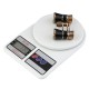 Електронні кухонні ваги UKC SF-400 LCD 10 кг Білий (hub_np2_1307)