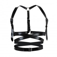 Шкіряна портупея Art of Sex - Melani Leather harness, Чорна XS-M