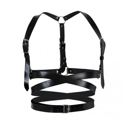 Шкіряна портупея Art of Sex - Melani Leather harness, Чорна XS-M в інтернет супермаркеті PbayMarket!