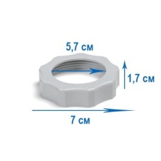 Гайка корпуса фільтра (блоку попередньої фільтрації) Intex 11261