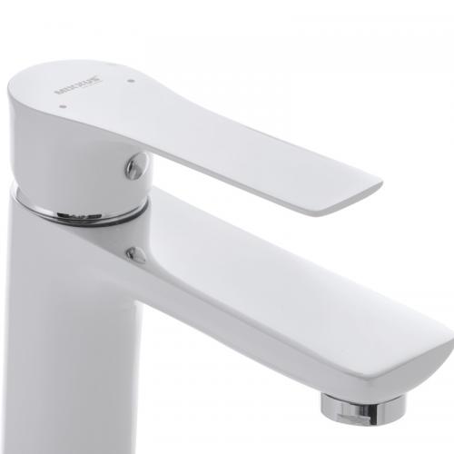 Змішувач для умивальника Mixxus Premium Eva 001 Білий (MI5808) Змішувач для умивальника Mixxus Premium Eva 001 Білий (MI5808)