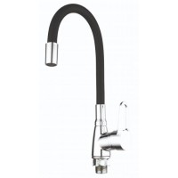 Змішувач для кухні Mixxus Elba 014 Nut Refl Black без підведення MI6306 Змішувач для кухні Mixxus Elba 014 Nut Refl Black без підведення MI6306