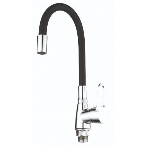 Змішувач для кухні Mixxus Elba 014 Nut Refl Black без підведення MI6306 Змішувач для кухні Mixxus Elba 014 Nut Refl Black без підведення MI6306