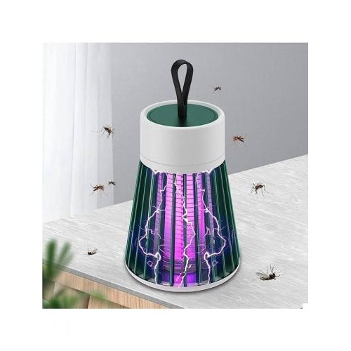 Пастка-лампа від комах Mosquito killing Lamp YG-002 USB LEDЗелена