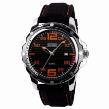 Чоловічий наручний годинник Skmei Robby Steel 0992S Чорний