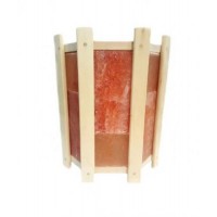 Огородження світильника з гімалайською сіллю для лазні та сауни липа PRO 410х280 мм 5 кг