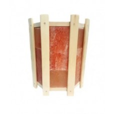 Огородження світильника з гімалайською сіллю для лазні та сауни липа PRO 410х280 мм 5 кг