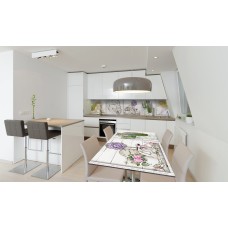 Наклейка вінілова на стіл Zatarga «Білі Дошки» 600х1200 мм Z180502st