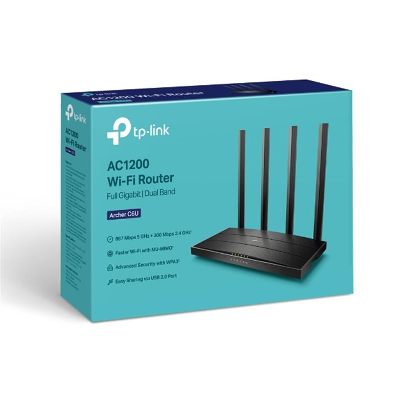 Бездротовий маршрутизатор TP-Link ARCHER C6U 4