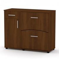 Тумба для взуття Компаніт ТО-5 Горіх екко (99х38х82 см) Тумба для взуття Компаніт ТО-5 Горіх екко (99х38х82 см)