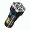 Ліхтар ручний Police X509/L-S03-4LED 3030+COB з/в USB-micro Чорний ABS пластик (X509)