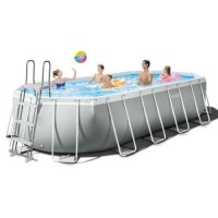 Каркасний басейн Intex 26798-1, 610 x 305 x 122 см (драбина, тент, підстилка)