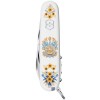Складаний ніж Victorinox Spartan Ukraine 91 мм 12 функцій Українські мотиви Білий (1.3603.7_T1370u)