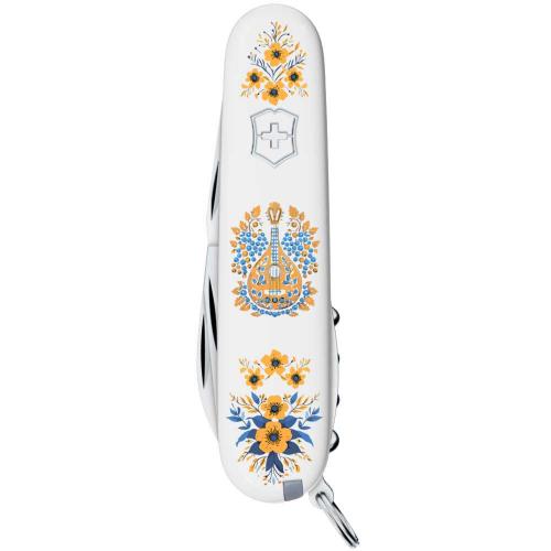 Складаний ніж Victorinox Spartan Ukraine 91 мм 12 функцій Українські мотиви Білий (1.3603.7_T1370u) Складаний ніж Victorinox Spartan Ukraine 91 мм 12 функцій Українські мотиви Білий (1.3603.7_T1370u)