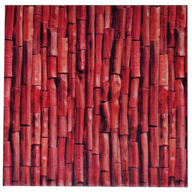 Самоклеюча декоративна 3D панель Loft Expert 3106-8 Бамбук лісовий 700x700x8 мм