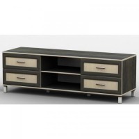 Тумба під телевізор Тиса Мебель ТВ-209 Венге Дуб молочний 44x45x180 см Тумба під телевізор Тиса Мебель ТВ-209 Венге Дуб молочний 44x45x180 см