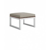 Лаунж пуф у стилі Loft Білий NS-972 430x500x500 мм Лаунж пуф у стилі Loft Білий NS-972 430x500x500 мм