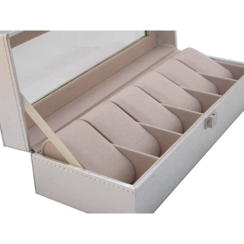 Скринька для зберігання годинників Craft 6PU.SL Сріблястий