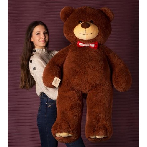 Плюшевий ведмедик Mister Medved Хеппі 130 см Бурий (007) Плюшевий ведмедик Mister Medved Хеппі 130 см Бурий (007)