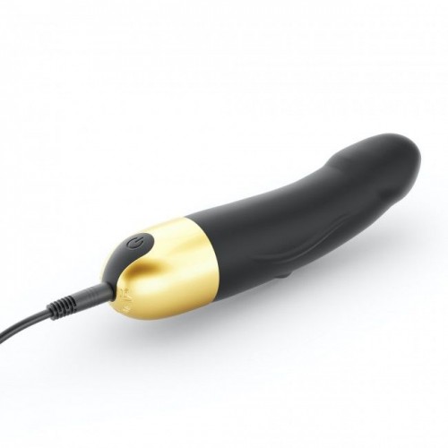 Вібратор Dorcel Real Vibration S Gold 2.0, діаметр 3,7см, перезаряджається, для точки G в інтернет супермаркеті PbayMarket!