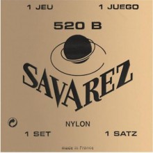 Струни для класичної гітари Savarez 520B White Traditional Classic Guitar Strings Low Tension