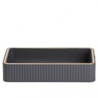Серветниця з еко-шкіри для дому TS Kitchen сірий (HP9900G)