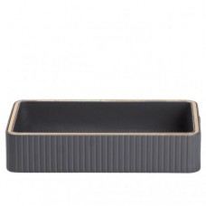 Серветниця з еко-шкіри для дому TS Kitchen сірий (HP9900G)