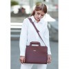 Жіноча шкіряна сумка для ноутбука та документів BlankNote 15 Burgundy (BN-BAG-36-vin)