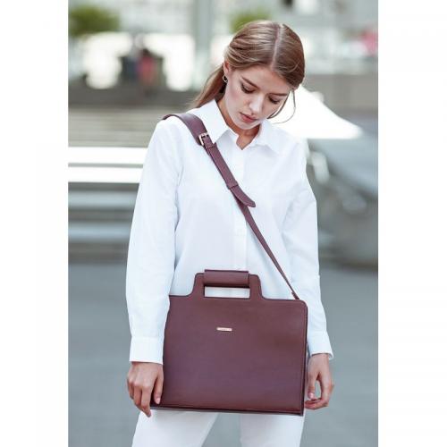 Жіноча шкіряна сумка для ноутбука та документів BlankNote 15 Burgundy (BN-BAG-36-vin) Жіноча шкіряна сумка для ноутбука та документів BlankNote 15 Burgundy (BN-BAG-36-vin)