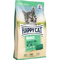 Корм для дорослих котів Happy Cat Minkas Perfect Mix з птицею ягнятком та рибою 1.5 кг Корм для дорослих котів Happy Cat Minkas Perfect Mix з птицею ягнятком та рибою 1.5 кг