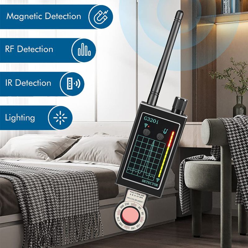 Детектор жучків, прихованих камер, шукач прослушки і трекерів на магніті Protect G320i