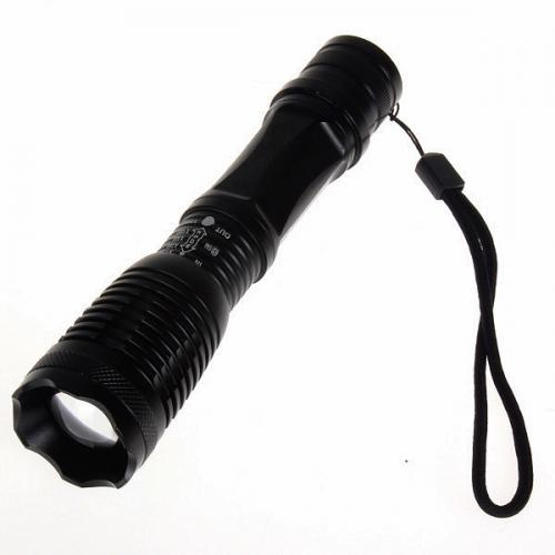 Ліхтарик POLICE BL1837 акумуляторний діод Т6 Чорний