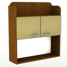 Полиця навісна Тиса Мебель ПУ-3 Горіх Лісовий 860x240x800 мм