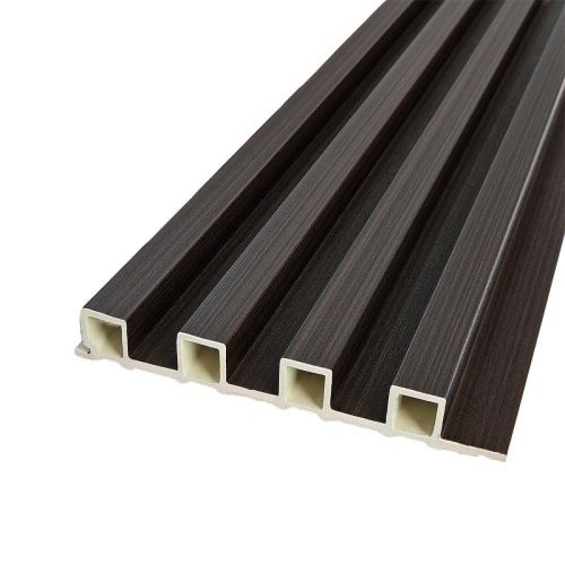 Декоративна стінова рейка Sticker Wall WPC Венге 160x3000x23 мм (SW-00001537)