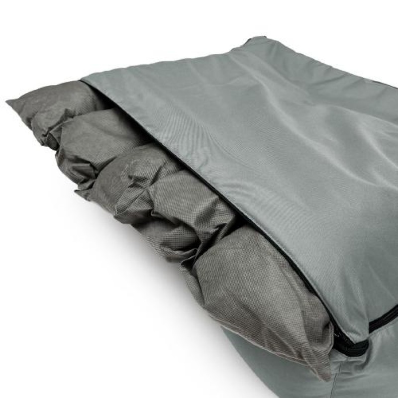 Лежак ліжко для собак всіх порід EGO Bosyak Waterproof L 90х75 Сірий (спальне місце для великих собак)