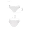 Трусики з прозорою вставкою Passion PS006 PANTIES white, size L в інтернет супермаркеті PbayMarket!