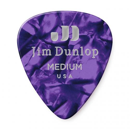Медіатори Dunlop 483P13MD Genuine Celluloid Purple Pearloid Medium Player's Pack (12 шт.) Медіатори Dunlop 483P13MD Genuine Celluloid Purple Pearloid Medium Player's Pack (12 шт.)