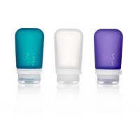 Набір силіконових пляшечок Humangear GoToob+ 3-Pack Medium Clear/Purple/Teal (1054-022.0040) Набір силіконових пляшечок Humangear GoToob+ 3-Pack Medium Clear/Purple/Teal (1054-022.0040)