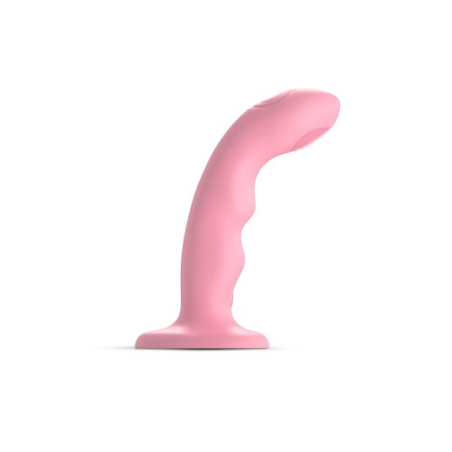 Насадка для страпону з подвійною точковою пульсацією Strap-On-Me TAPPING DILDO WAVE - CORAL PINK в інтернет супермаркеті PbayMarket!