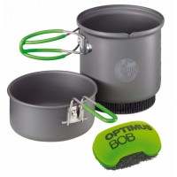Казанок Optimus Terra Weekend HE Cookset 0.95 л Сірий (1017-8020707)