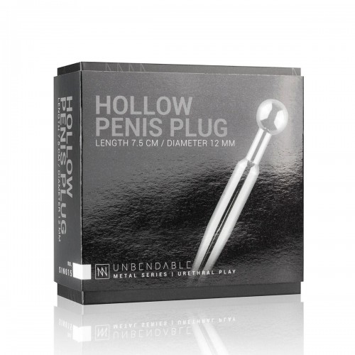 Порожнинний уретральний стимулятор Sinner Gear Unbendable – Hollow Penis Plug, довж.7,5см, діам.12мм в інтернет супермаркеті PbayMarket!