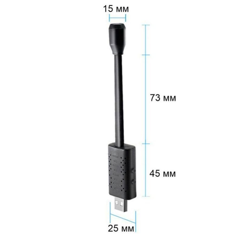 Міні wifi камера USB з гнучкою ніжкою Jianshu U21wifi, 2 Мп, Full HD 1080P