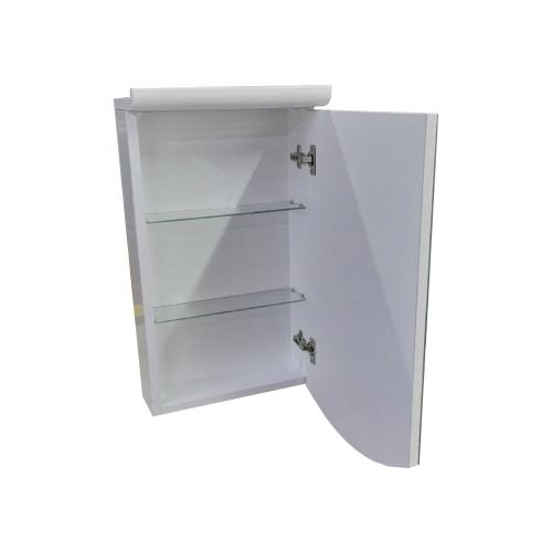Дзеркальна шафа Mikola-M Plastic 4.1 права 55*70*15 см Білий